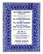 MC-5/IGGY AND THE STOOGES HANDBILL.