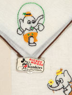 BOXED MICKEY MOUSE (ELMER ELEPHANT) HANKIES.