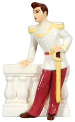 PRINCE CHARMING FROM CINDERELLA CERAMIC PLANTER BY SHAW.