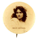 "MAUD JEFFRIES" SEPIA PORTRAIT FROM "SWEET CAPORAL CIGARETTE" ACTRESS SET AND HAKE COLLECTION/CPB.