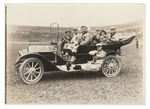 CHICAGO CUBS C. 1910 PHOTO W/HOF MEMBERS JOHNNY EVERS & MORDECAI BROWN.