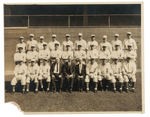 PHILADELPHIA ATHLETICS 1931 TEAM PHOTO WITH SEVEN HOF MEMBERS.