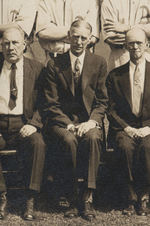 PHILADELPHIA ATHLETICS 1931 TEAM PHOTO WITH SEVEN HOF MEMBERS.