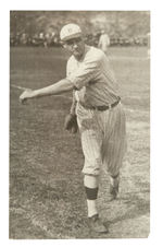 HOF MEMBER RUBE MARQUARD PAIR OF NEWS SERVICE PHOTOS - ONE W/MATHEWSON CONNECTION.