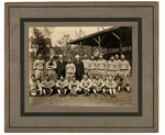 HARTFORD 1916 BASEBALL TEAM PHOTO WITH HOF MEMBER KENESAW MOUNTAIN LANDIS.