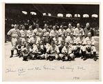 1933 NATIONAL LEAGUE ALL-STAR TEAM PHOTO FOR INAUGURAL GAME.