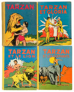 “TARZAN” FRENCH HARDCOVER BOOK LOT.