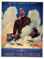 WORLD WAR II ARMY AIR FORCES POSTER PAIR.