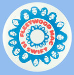 "FLEETWOOD MAC IS SWIFT" LARGE 4" BUTTON.