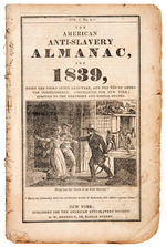 “THE AMERICAN ANTI-SLAVERY ALMANAC FOR 1839.”