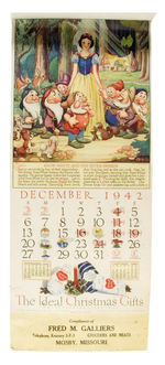 "MORRELL'S WALT DISNEY CALENDAR" CUSTOMER VARIETY.