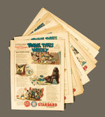 "MICKEY'S AND DONALD'S RACE TO TREASURE ISLAND" PREMIUM MAP PLUS 12 ISSUES OF TRAVEL TYKES WEEKLY.