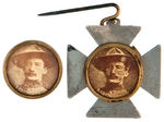 BOY SCOUT FOUNDER BADEN-POWELL LAPEL STUD AND BADGE.