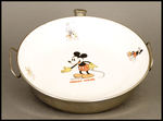 RARE "MICKEY MOUSE" BABY'S WARMING BOWL FROM THE HAKE COLLECTION.