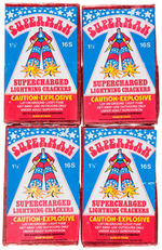 "SUPERMAN SUPERCHARGED LIGHTNING CRACKERS" FIRECRACKER LOT.