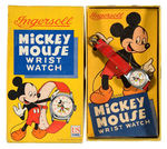 "INGERSOLL/US TIME MICKEY MOUSE WRIST WATCH" BOXED 1950 MODEL.