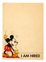 "MICKEY MOUSE RECIPE SCRAPBOOK"  PROMOTIONAL MAILER FOR STORE OWNERS.