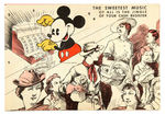 "MICKEY MOUSE RECIPE SCRAPBOOK"  PROMOTIONAL MAILER FOR STORE OWNERS.