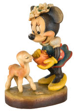 ANRI OF ITALY LIMITED EDITION MINNIE MOUSE WOOD CARVING.