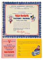 “RED RYDER 1944 VICTORY PATROL MEMBERSHIP KIT.”