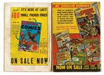 "POCKET COMICS" PAIR.