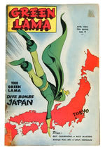 "GREEN LAMA" COMIC BOOK & CLUB CARD.