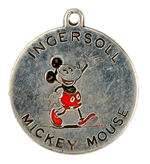 "MICKEY MOUSE INGERSOLL" POCKET WATCH FOB FOR ENGLISH VERSION.