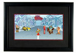 "WHO FRAMED ROGER RABBIT 10TH ANNIVERSARY" LIMITED EDITION FRAMED PIN SET.