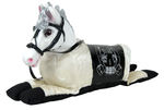 "LONE RANGER" VINYL/CLOTH STUFFED HORSE.