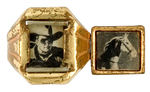 LONE RANGER MARINE INSIGNIA RING COMPLETE WITH BOTH ORIGINAL PHOTOS.