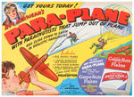 "HOP HARRIGAN'S PARA PLANE" STORE SIGN.