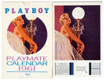 “PLAYBOY PLAYMATE CALENDAR 1961” WITH ENVELOPE.