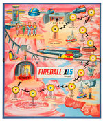 "FIREBALL XL5" GAME BY MILTON BRADLEY FROM 1964.