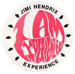 RARE JIMI HENDRIX EXPERIENCE FAN CLUB BUTTON.