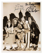 JACK HALEY & RAY BOLGER SIGNED "WIZARD OF OZ" PHOTO.