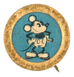 MICKEY MOUSE BUTTON OFF EARLY 1930s MICKEY MOUSE HAT FROM HAKE COLLECTION AND CPB.