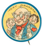 "'FOXY GRANDPA'" COMIC STRIP ON STAGE LARGEST SIZE PROMOTIONAL CIRCA 1902 FROM THE HAKE COLLECTION.