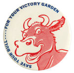 HAKE COLLECTION WWII VICTORY GARDEN CLASSIC 3.5" BUTTON.