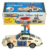 "BATTERY OPERATED NEWS SERVICE CAR" W/BOX.