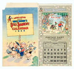 "MICKEY MOUSE PRESENTS WALT DISNEY'S SILLY SYMPHONY CALENDAR 1938" W/VERY RARE ENVELOPE.