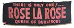 ROSE LaROSE BURLESQUE LOT.