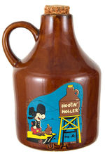 SNUFFY SMITH "HOOTIN' HOLLER" JUG.