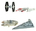 "STAR WARS" DIE-CAST VEHICLE SET.