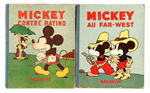 "MICKEY" MOUSE FRENCH HACHETTE BOOKS.