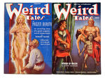 "WEIRD TALES" PULP PAIR.