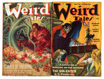 "WEIRD TALES" PULP PAIR.