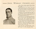 JOHN WESLEY COOMBS “COOMBS’ DAY 1906 VS. 1912” SCORE CARD BOOKLET.