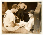 HANK GREENBERG & JIMMIE FOXX 1938 NEWS SERVICE PHOTO.