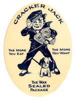 "CRACKER JACK" POCKET MIRROR FEATURING JACK AND HIS DOG.