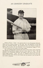 1913 “OSHKOSH IN BASEBALL” HISTORY BOOK.